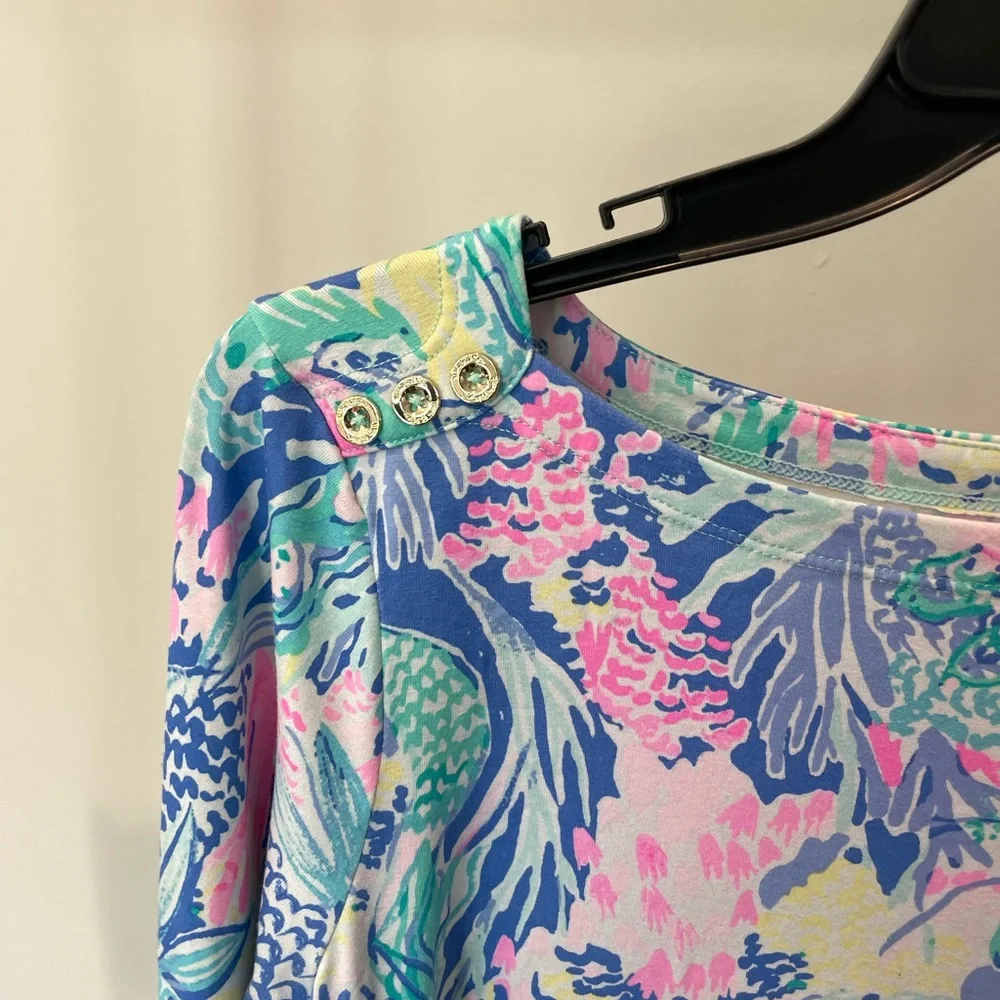 Lilly Pulitzer Multicolor Long Sleeve Dress - Picture 4 of 6